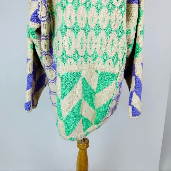 Free People Bright & Optimistic Oversized Cardigan Sweater Size Small - Picture 15 of 16